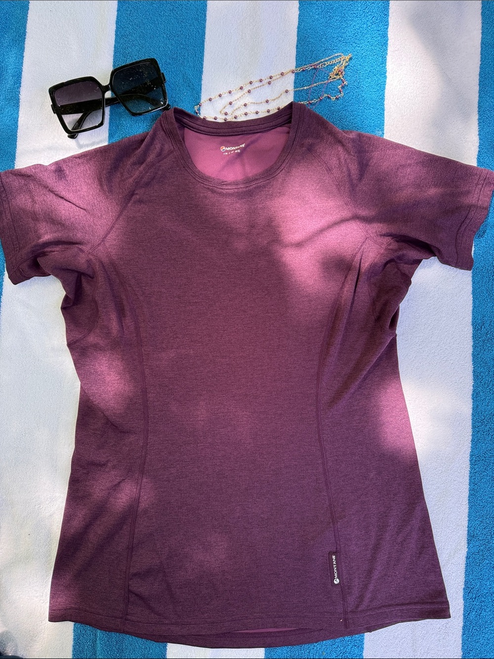 Women's Performance Short Sleeve Tee in Plum by Montane
